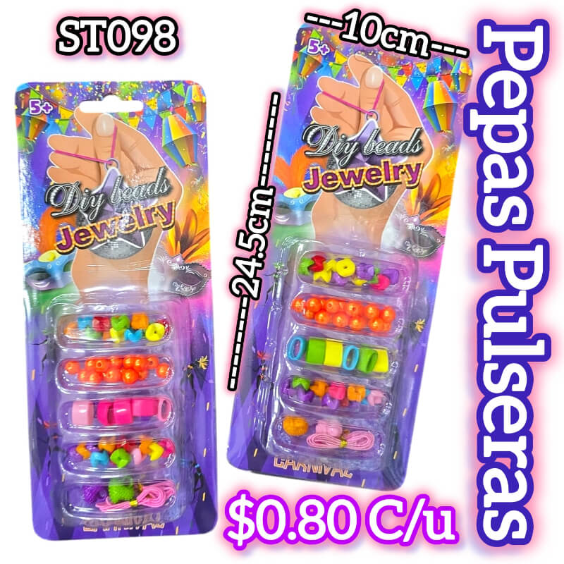 SET DE PEPAS PULSERAS