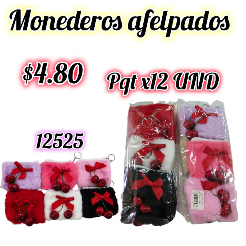 MONEDERO AFELPADO