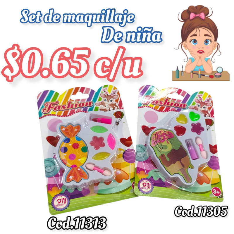 SET DE MAQUILLAJE DE NIÑA