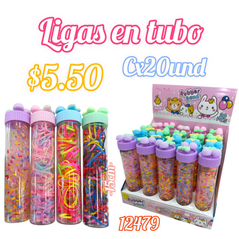 Ligas en tubo x20