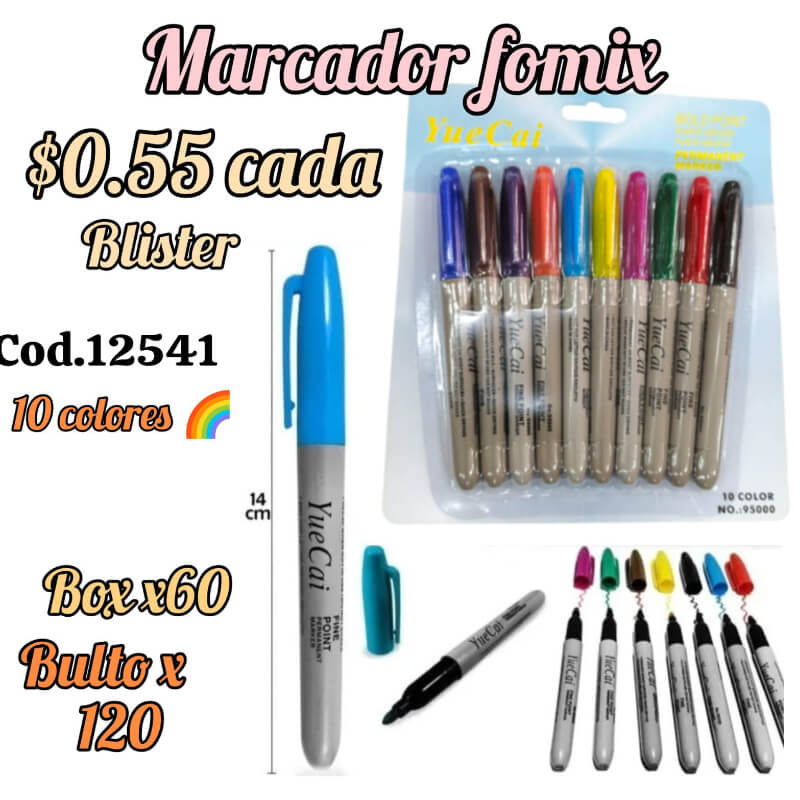 Marcador de fomix x10