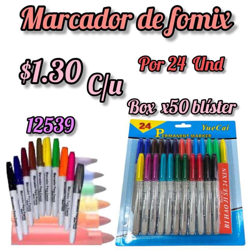 Marcador de fomix x24