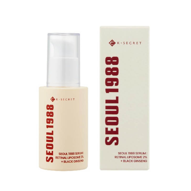 SERUM RETINAL LIPOSOME 2% + BLACK GINSENG - K SECRET - SEOUL 1988