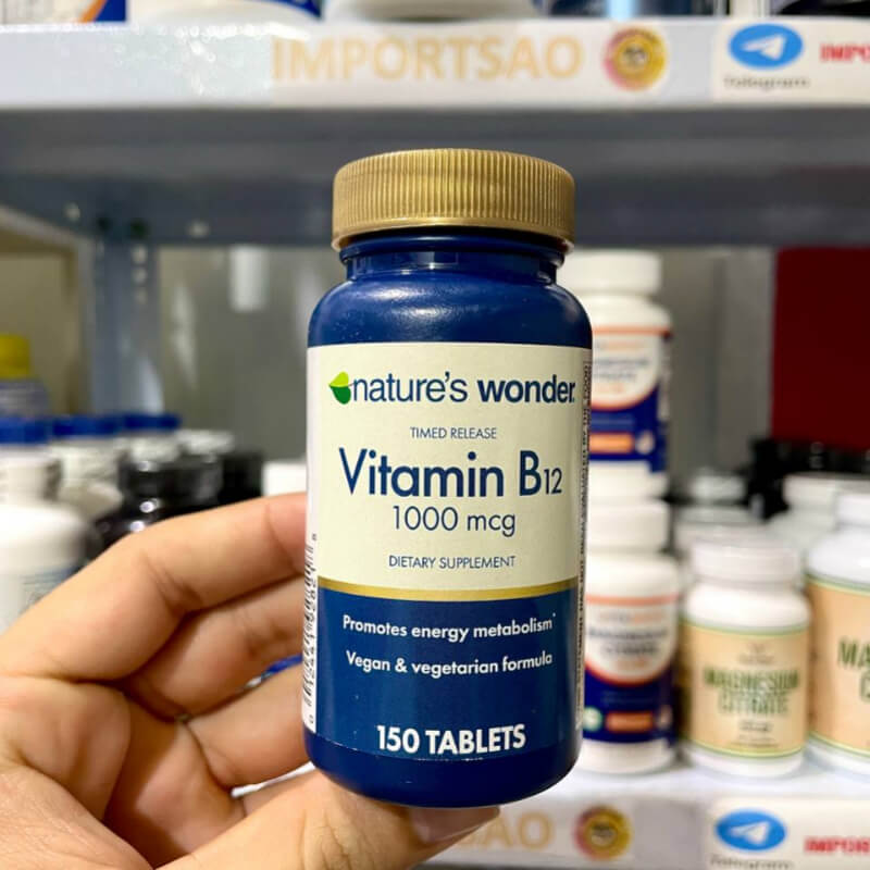 VITAMINA B12 NATURES WONDER