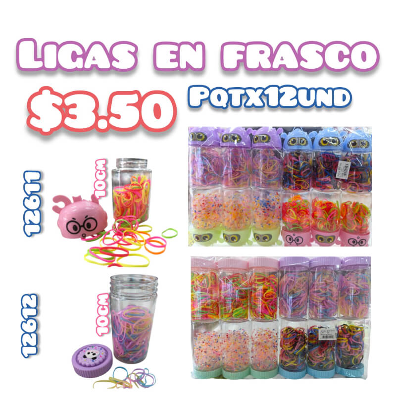 LIGAS EN FRASCO