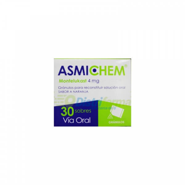 ASMICHEM 4MG SOBRES GRANULADOS X 30*30