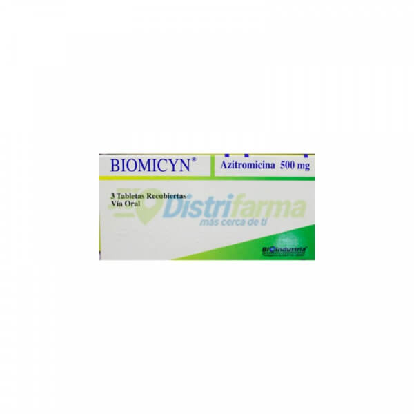 BIOMICYN 500MG TABLETAS X3*1