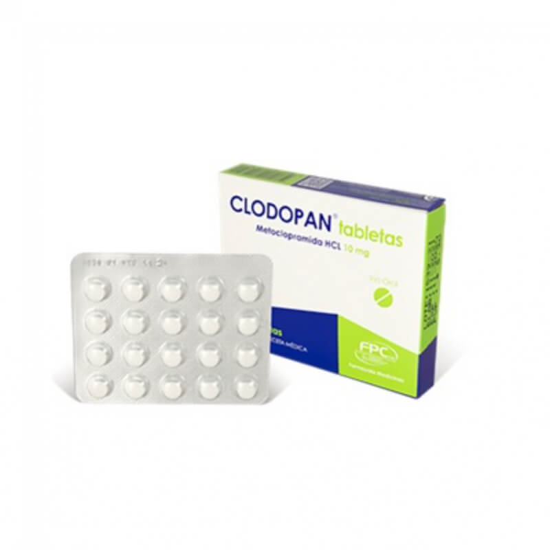 CLODOPAN 10MG TABLETAS X 20