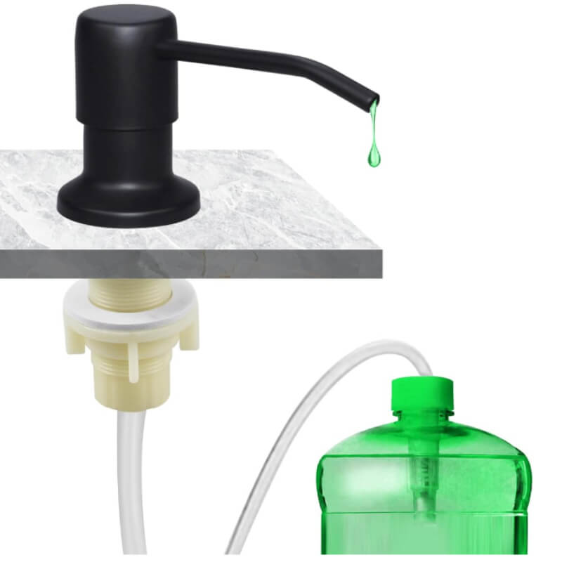 Dispensador de jabón con manguera para botella