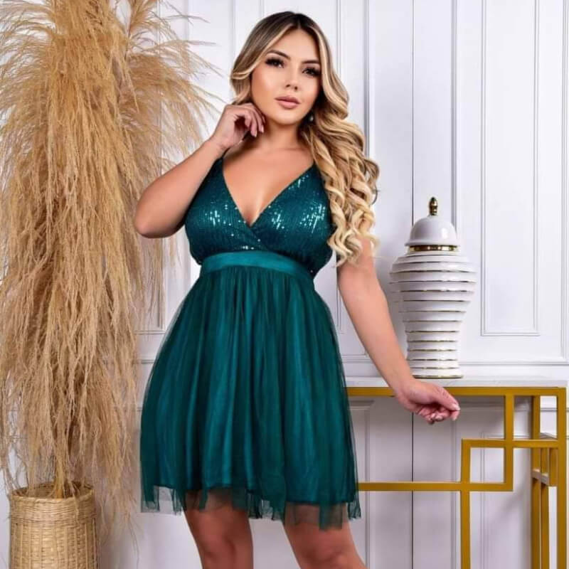 VESTIDO CORTO FIESTA