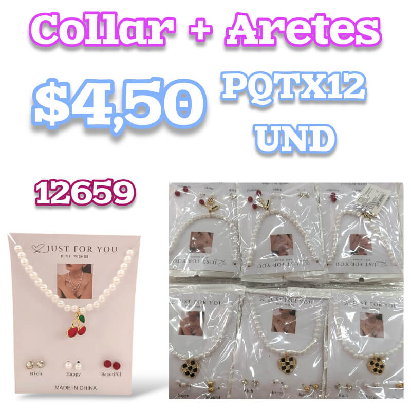 COLLAR + ARETES