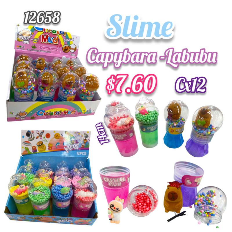 Slime Capybara- Labubu cx12