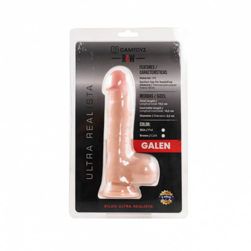 Dildo Ultra realista Galen 19.5 cm