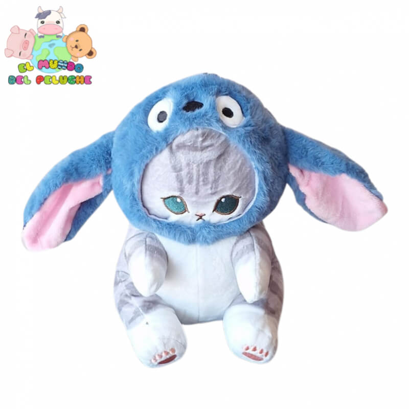 Peluche Gatito Disfraz #1 Sulley/Stitch | 16×25 cm | El Mundo del Peluche