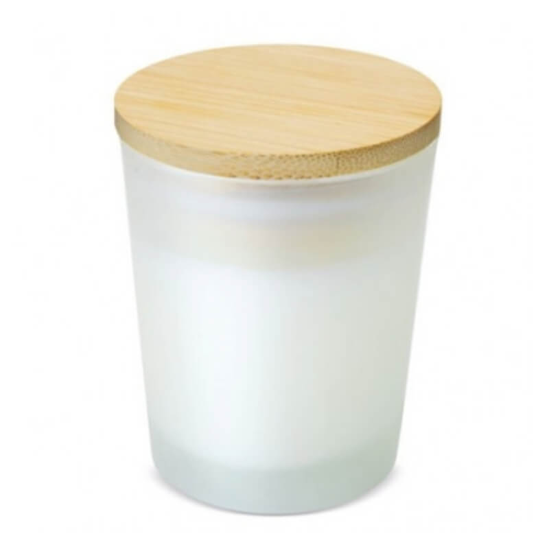 Envase Velas Tapa Bambú