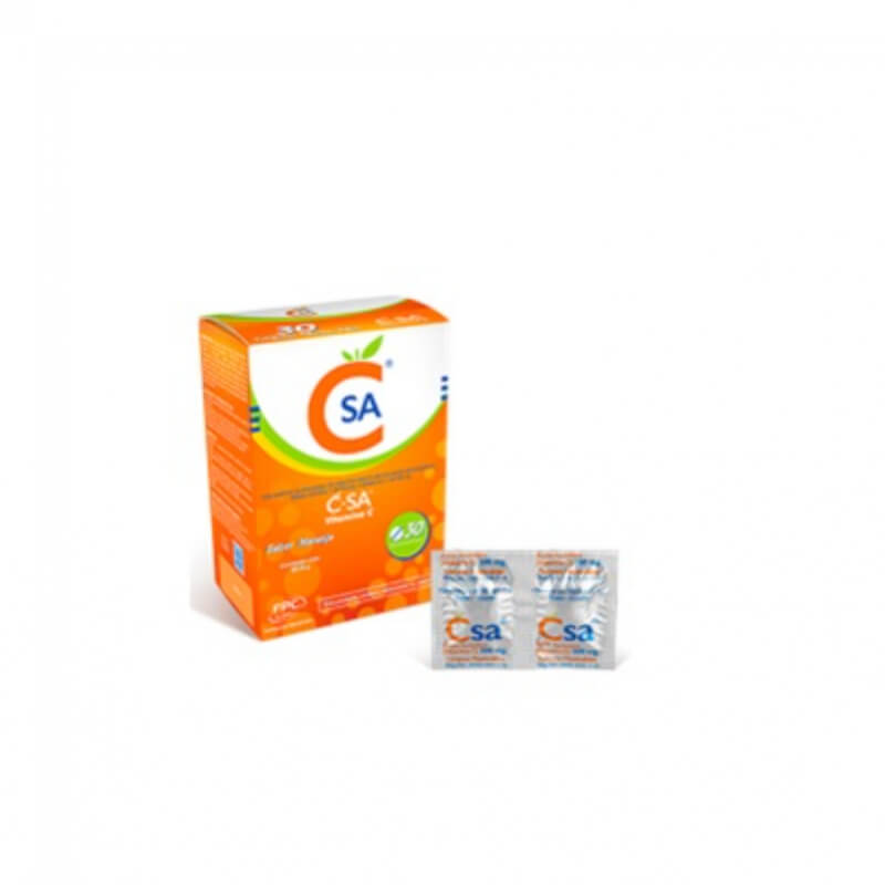 C SA 500MG TABLETAS MASTICABLES X 30