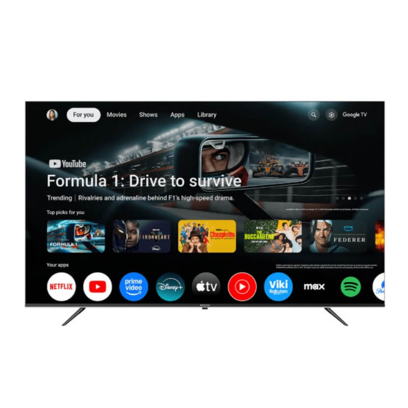 TELEVISOR INDURAMA 75TIKJ5QLED GOOGLE TV 5.0