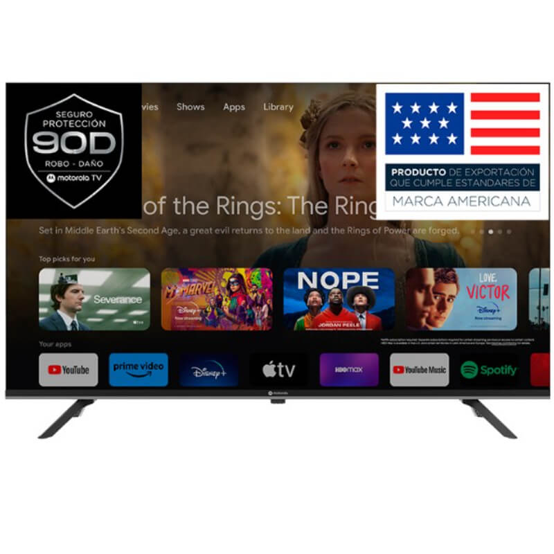 TELEVISOR MOTOROLA 86TMKQLED GOOGLE TV