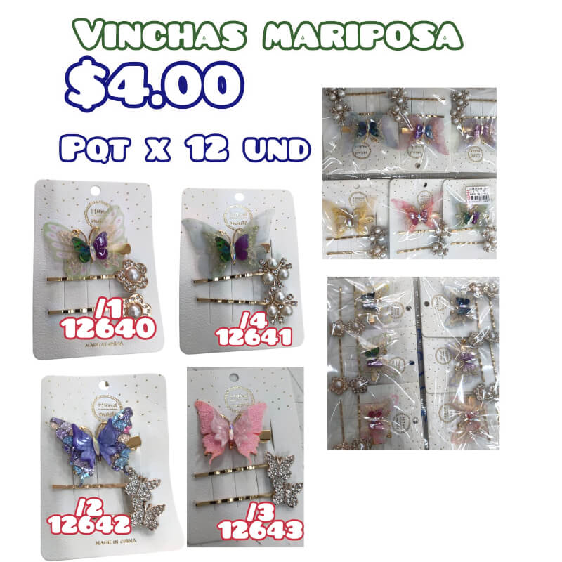 VINCHA MARIPOSA