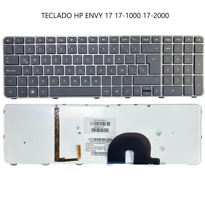 TECLADO HP ENVY 17 17-1000 17-2000