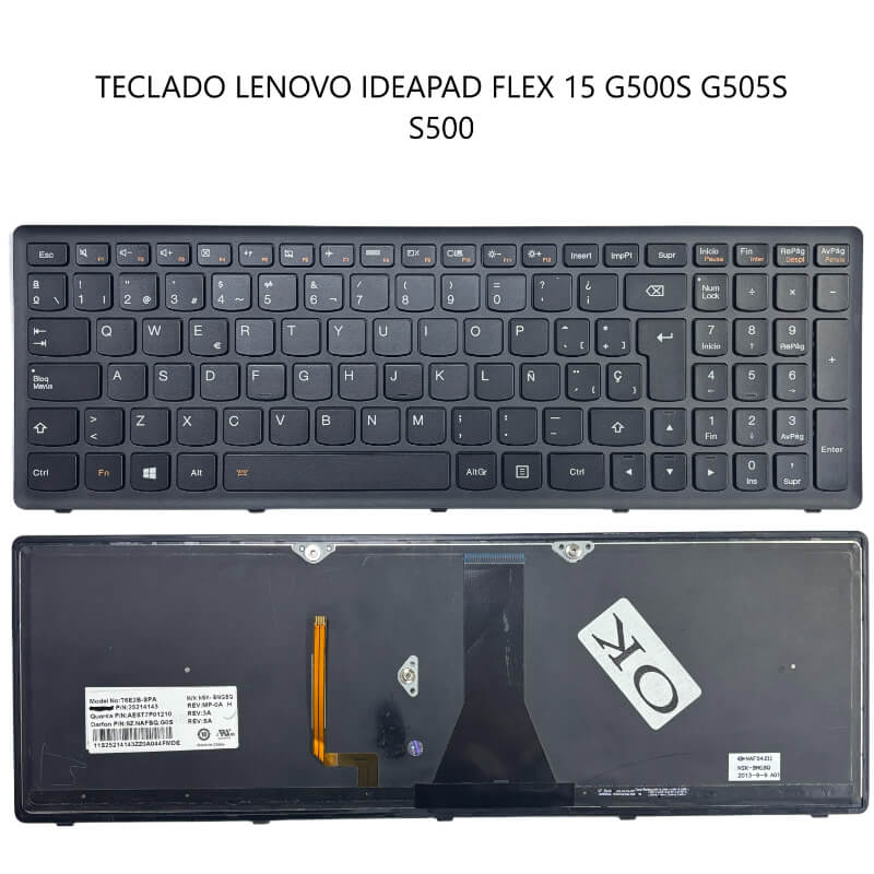 TECLADO LENOVO IDEAPAD FLEX 15 G500S G505S S500