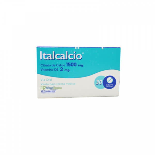ITALCALCIO 1.500MG TABLETAS X 30