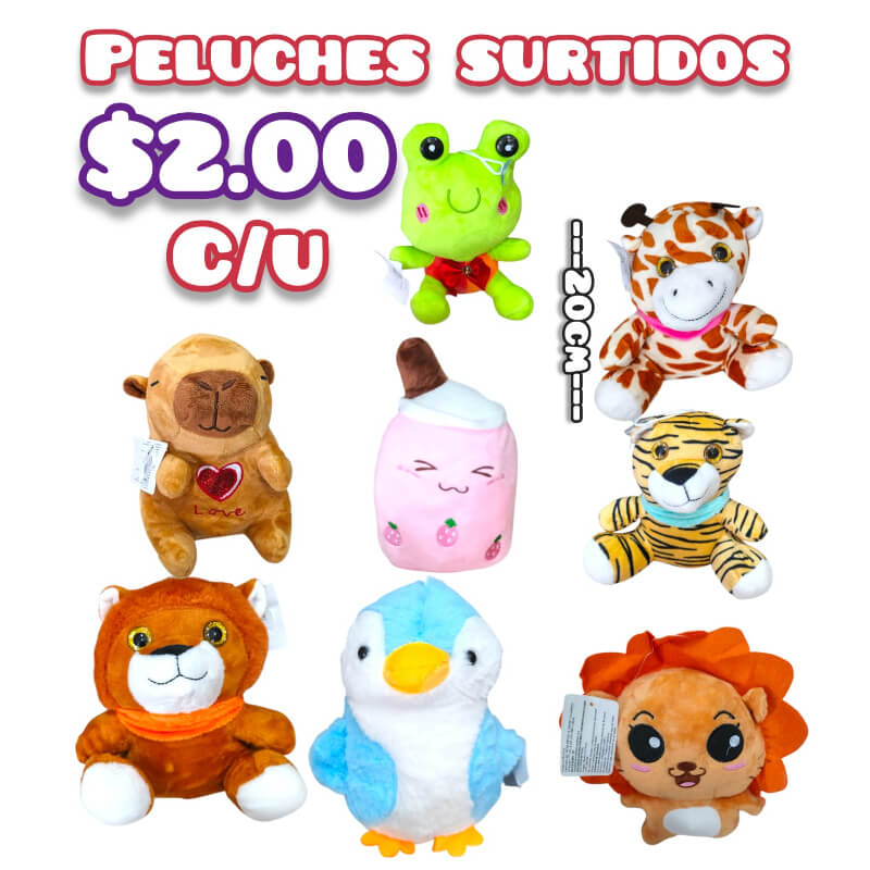 PELUCHES SURTIDOS