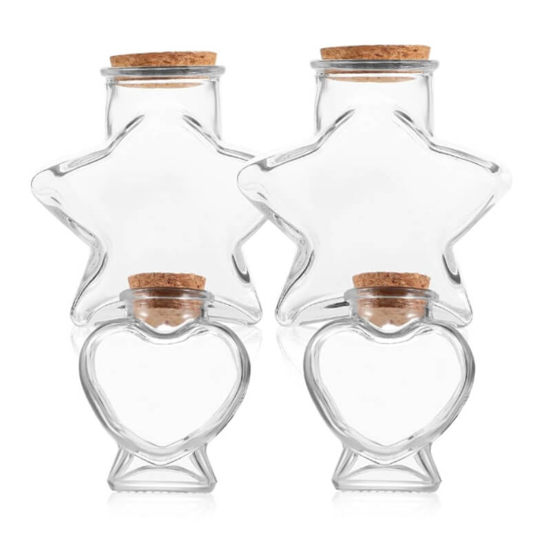 Envases Corazón & Estrella con Corcho