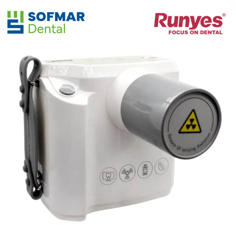 Rayos X Portátil RAY98P | Alta Frecuencia, Tubo Canon 0.4 mm, 150 Disparos por Carga | RUNYES | Depósito Dental Sofmar