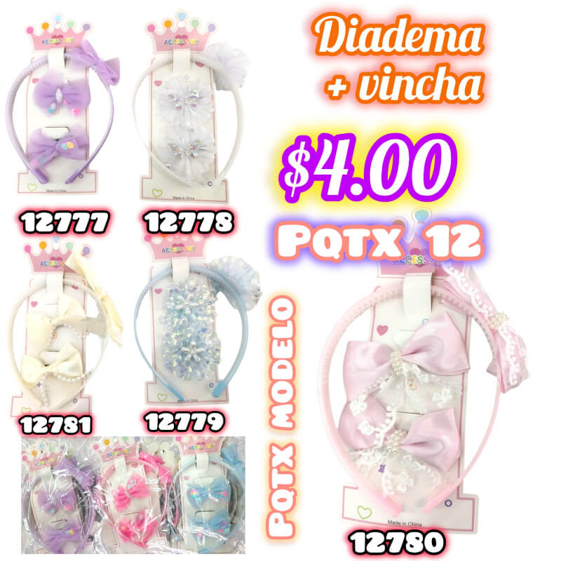 DIADEMA + VINCHA