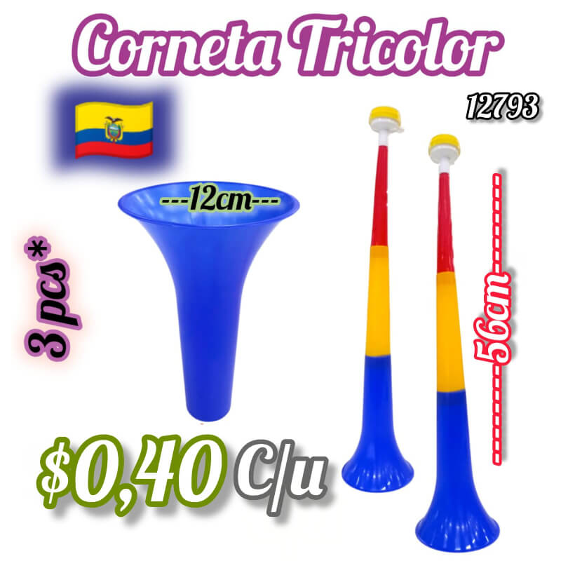 CORNETA TRICOLOR