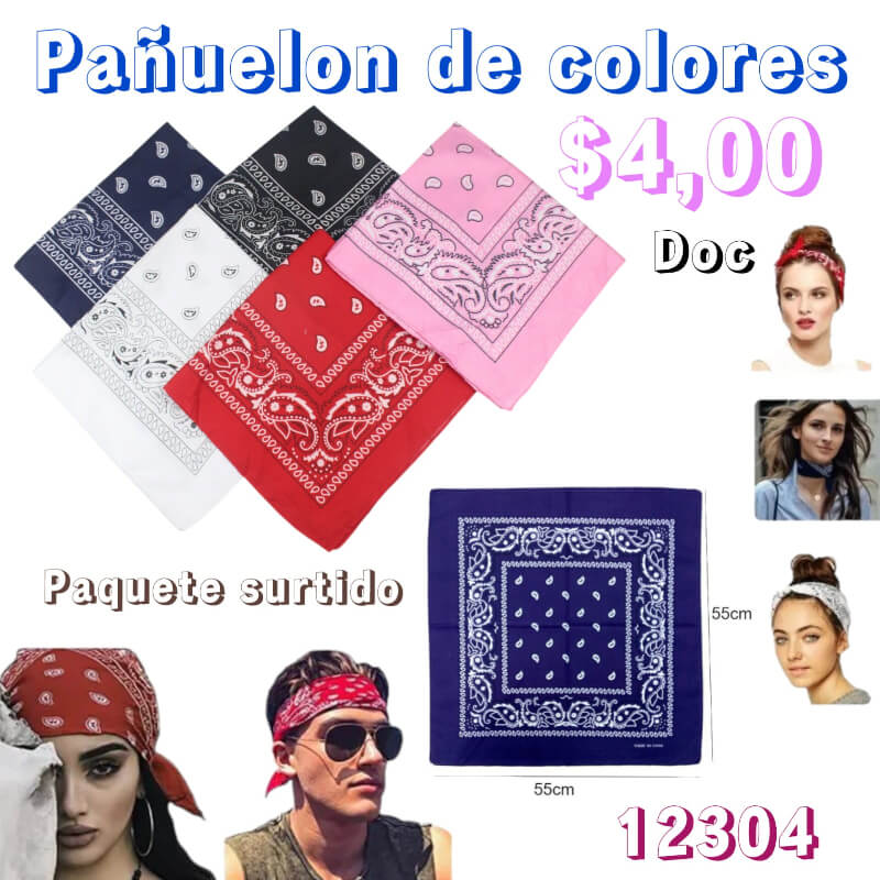 PAÑUELON DE COLORES