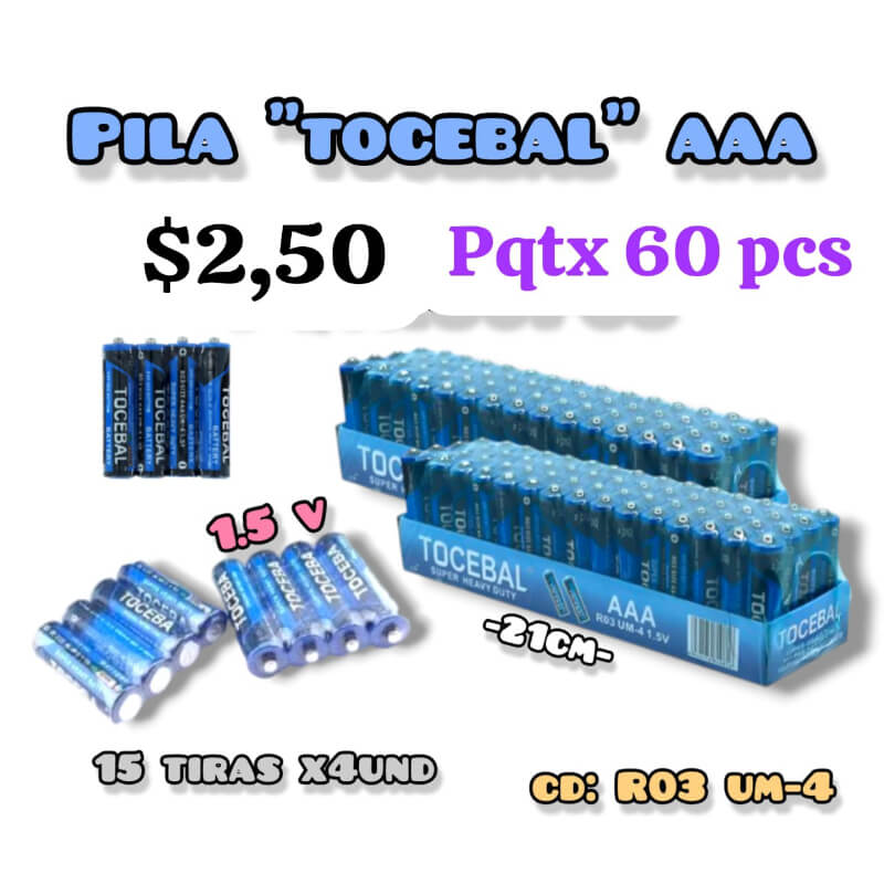 PILA TOCEBAL AAA