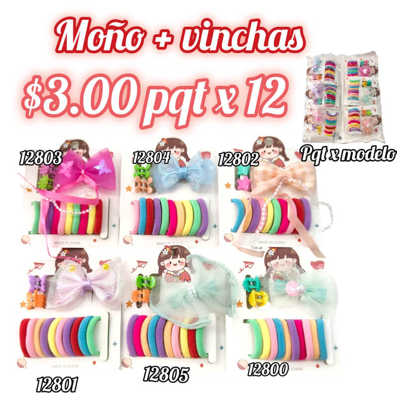 Moño + vincha