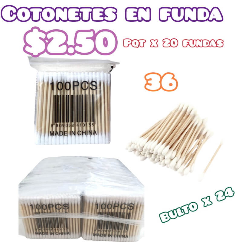 COTONETE EN FUNDA