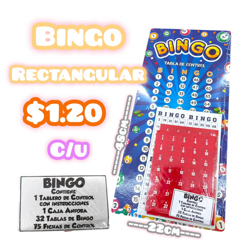 BINGO RECTANGULAR