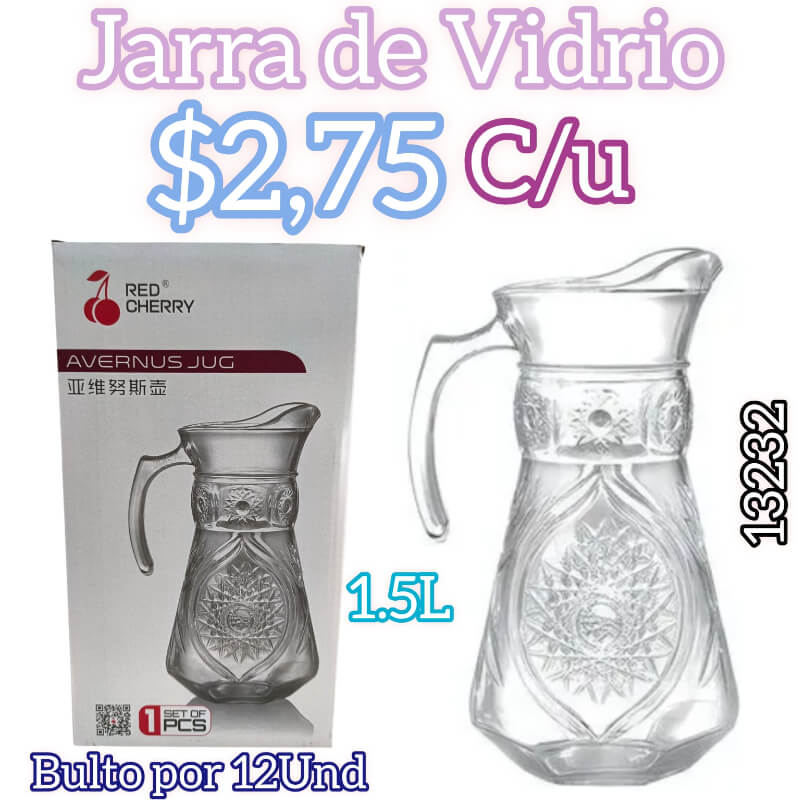 JARRA DE VIDRIO