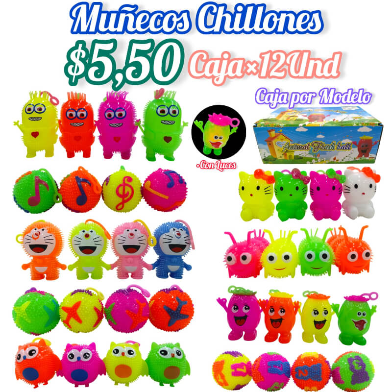MUÑECOS CHILLONES