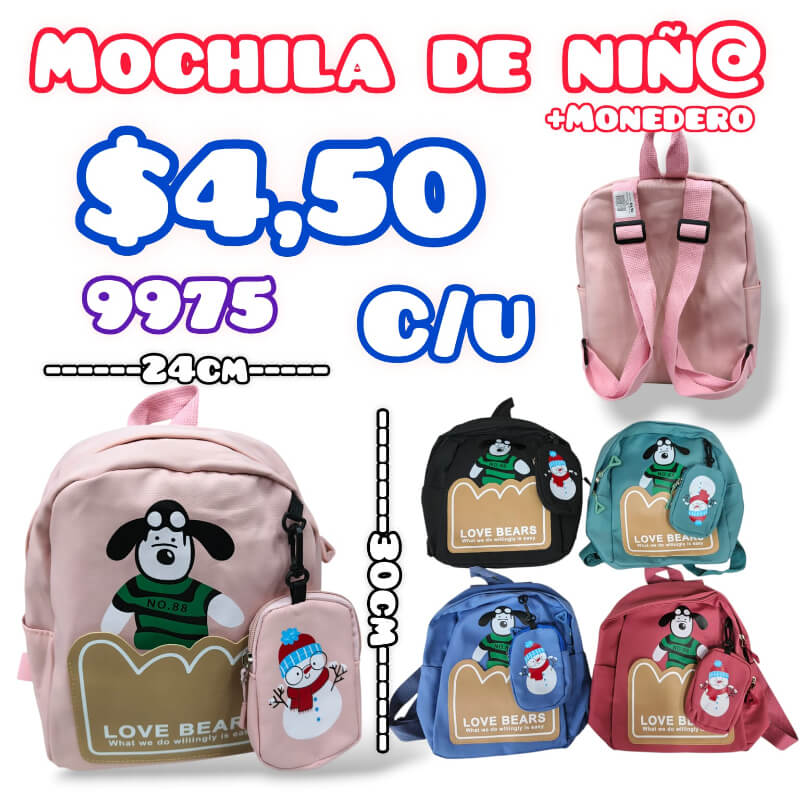 MOCHILA DE NIÑ@