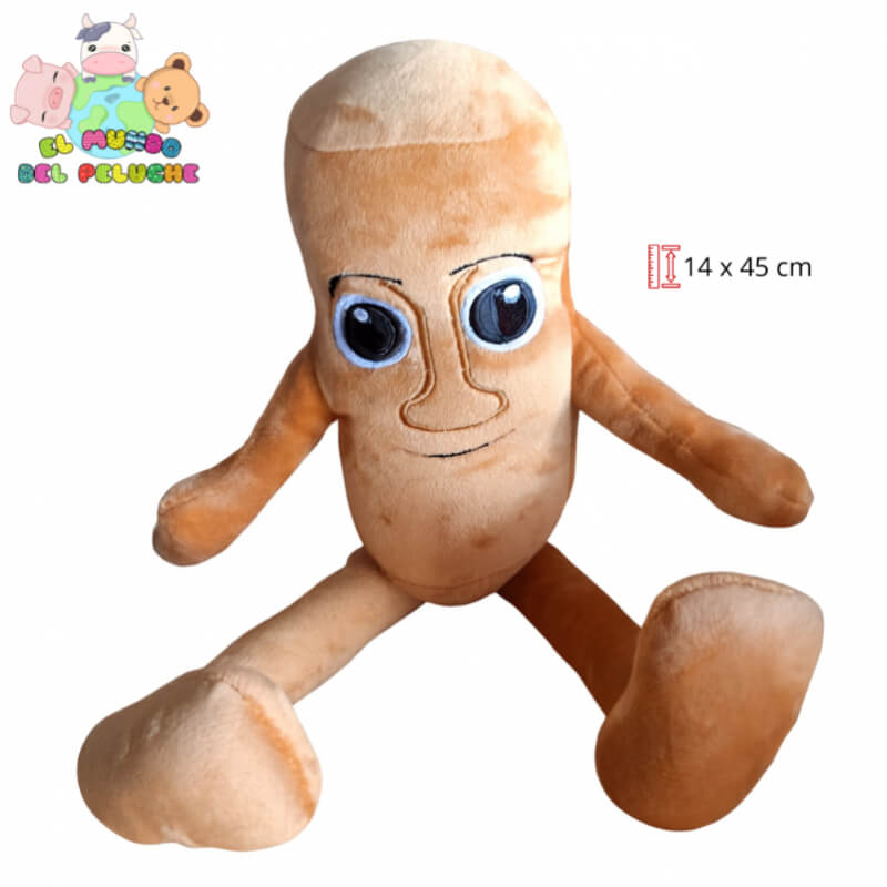Peluche Tung Tung Tung Sahur #2 | Diseño Divertido 14 x 45 cm | El Mundo del Peluche