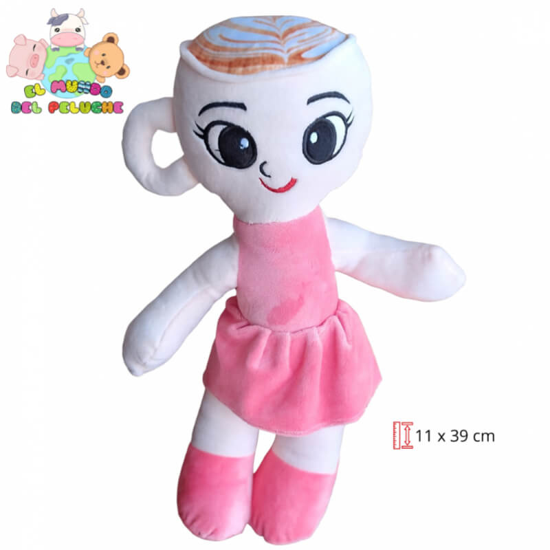 Peluche Ballerina Capuchina Brainrot | Diseño Divertido 11 x 39 cm | El Mundo del Peluche
