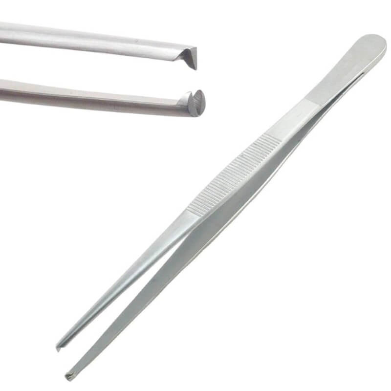 Pinza Diente de Ratón para Laboratorio