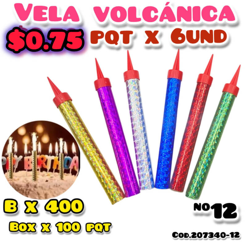 VELA VOLCÁNICA N°12