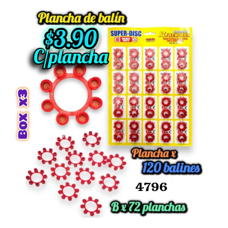 PLANCHA DE BALÍN