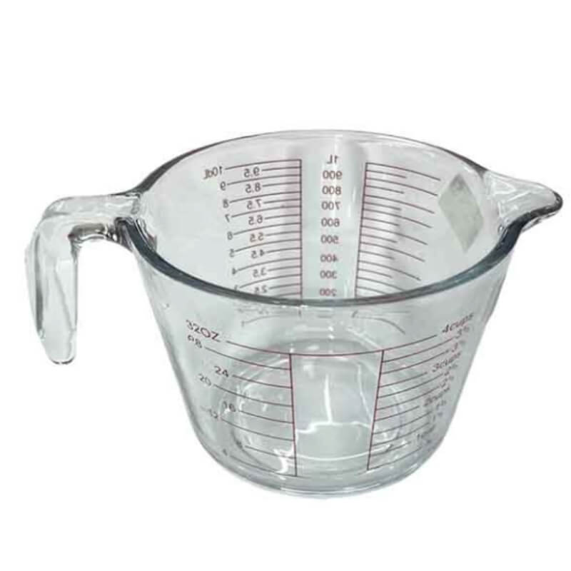Jarra de Cristal con Medidas