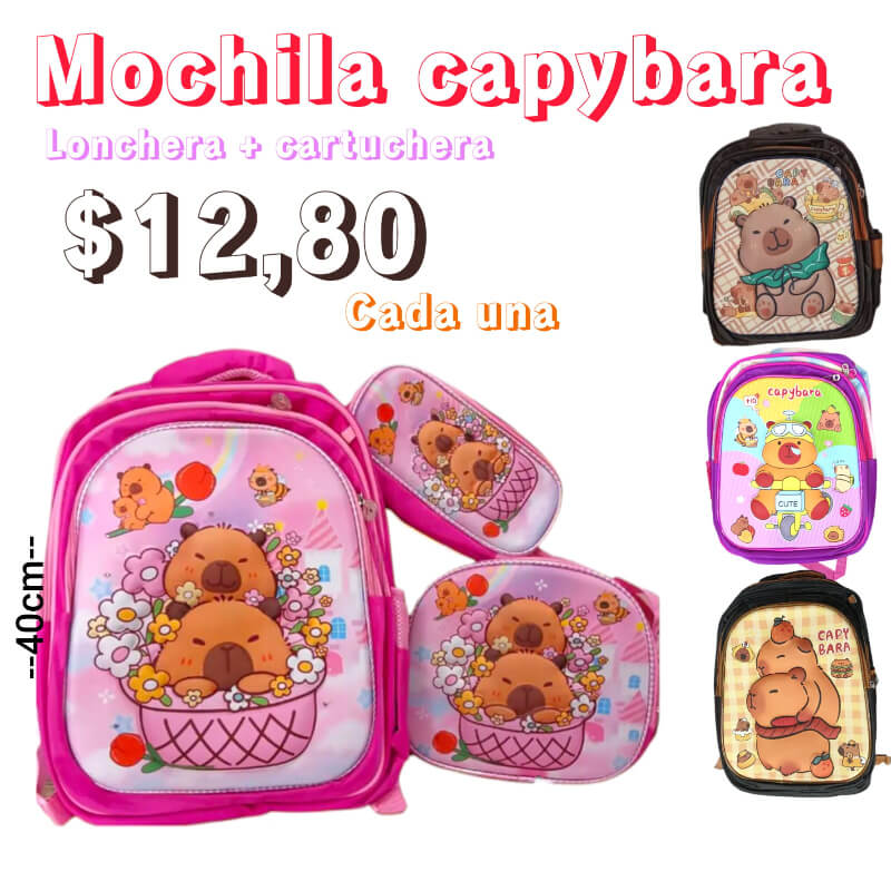 MOCHILA CAPIBARA
