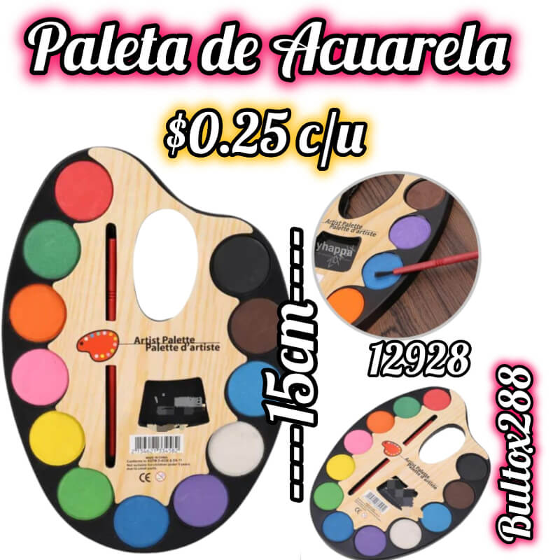 PALETA DE ACUARELA