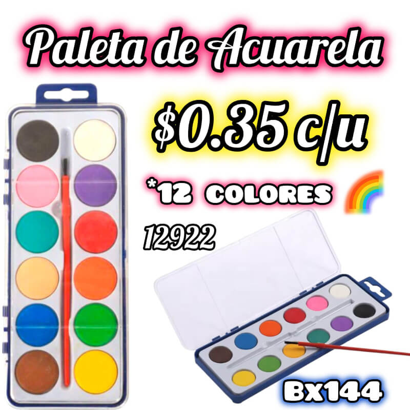 PALETA DE ACUARELA