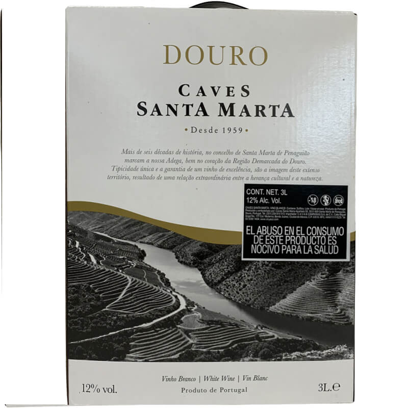 VINO BLANCO CAVES SANTA MARTA BAG IN BOX, DOURO D.O.C. DE 3L