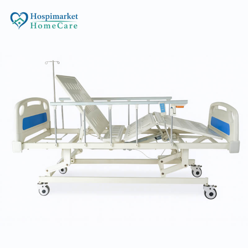 Cama hospitalaria eléctrica 3 movimientos | Venta en Ecuador | Altura regulable y control remoto